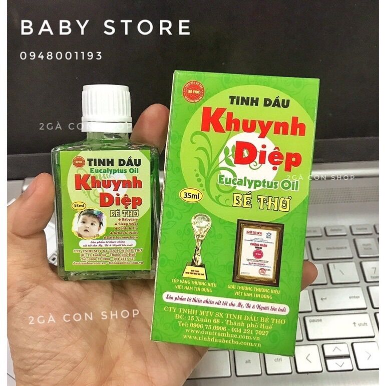 Dầu khuynh diệp cho bé