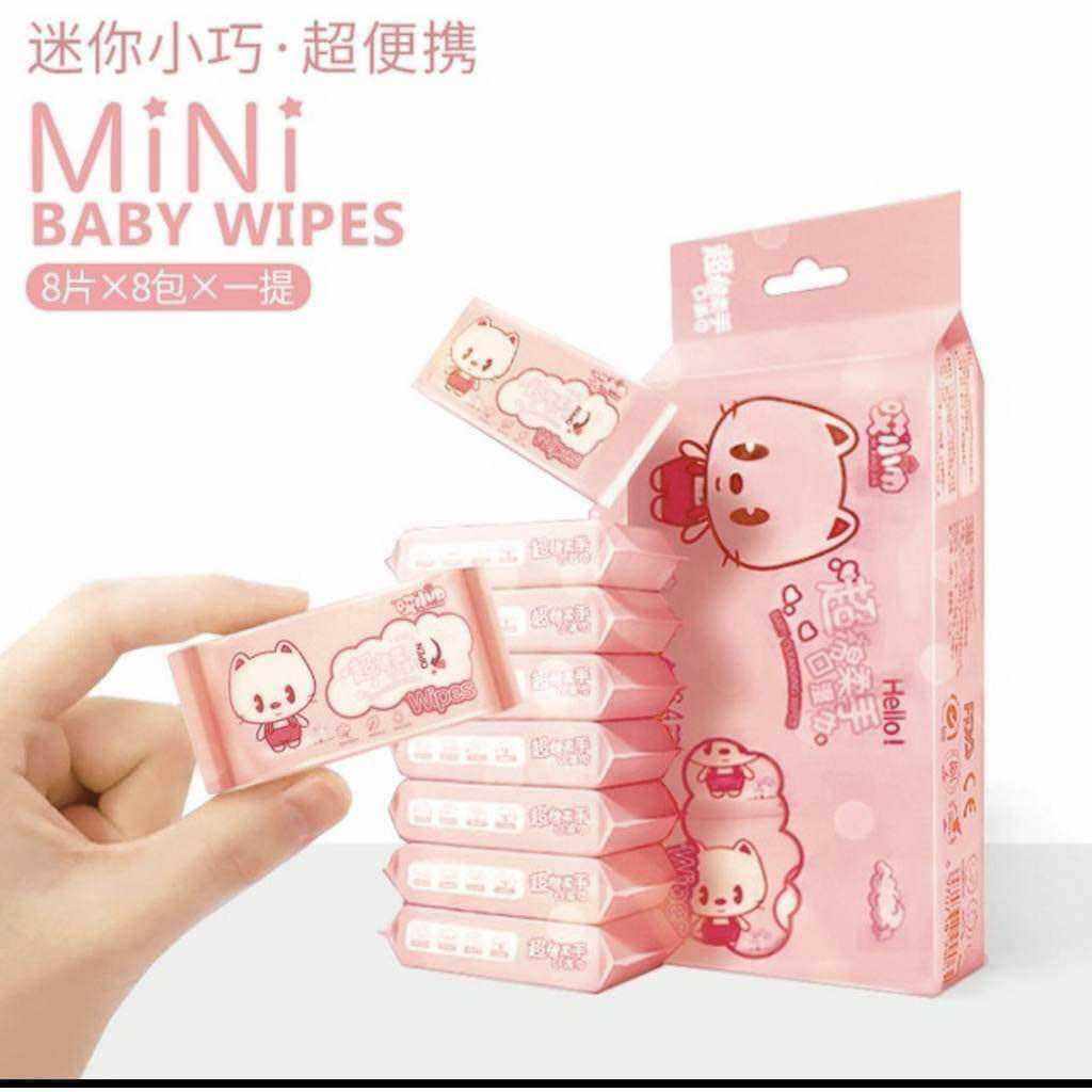Giấy ướt mini bịch 8 gói