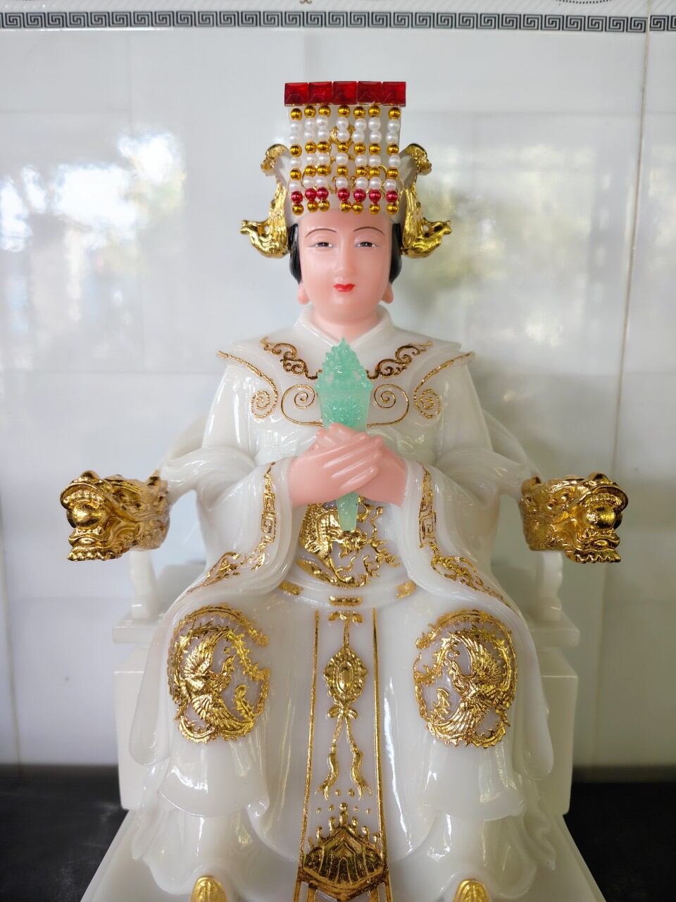 Tượng Thiên Hậu Thánh Mẫu cao 30cm