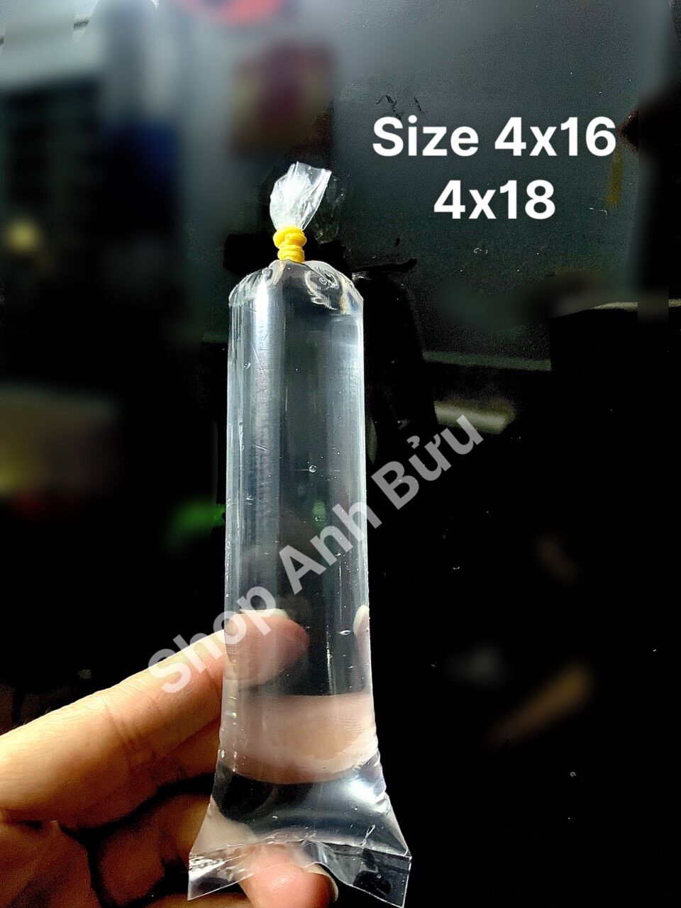 Túi pe dài đựng sữa chua dẻo