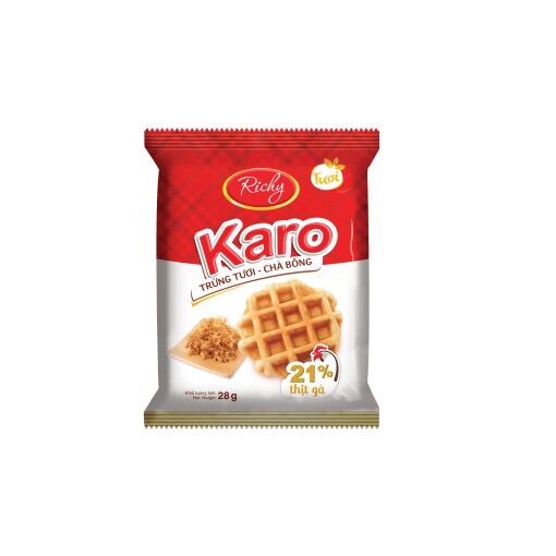 Bánh Trứng Tưới Chà Bông Karo