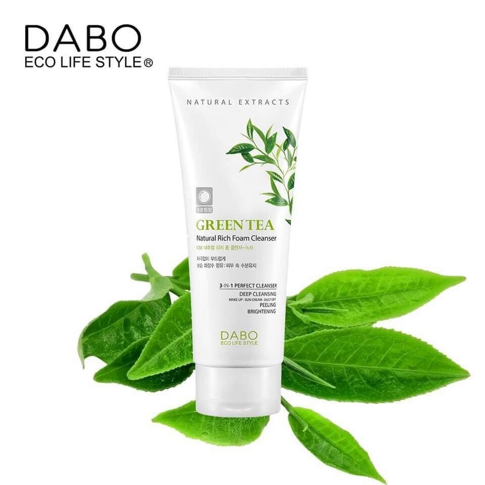 SỮA RỬA MẶT DABO TRÀ XANH CAO CẤP 3IN1 180ML