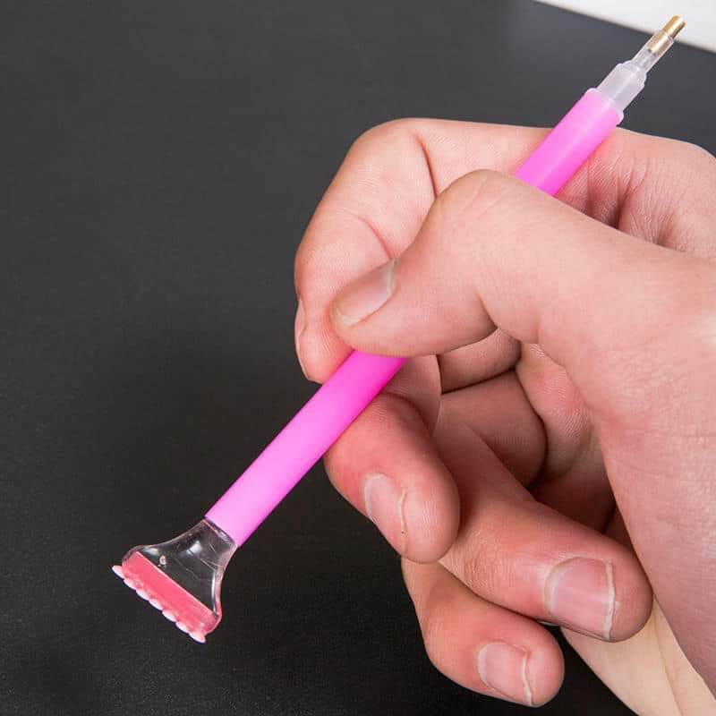 combo 3 bút đính tranh đá DIY 2 đầu 6 viên