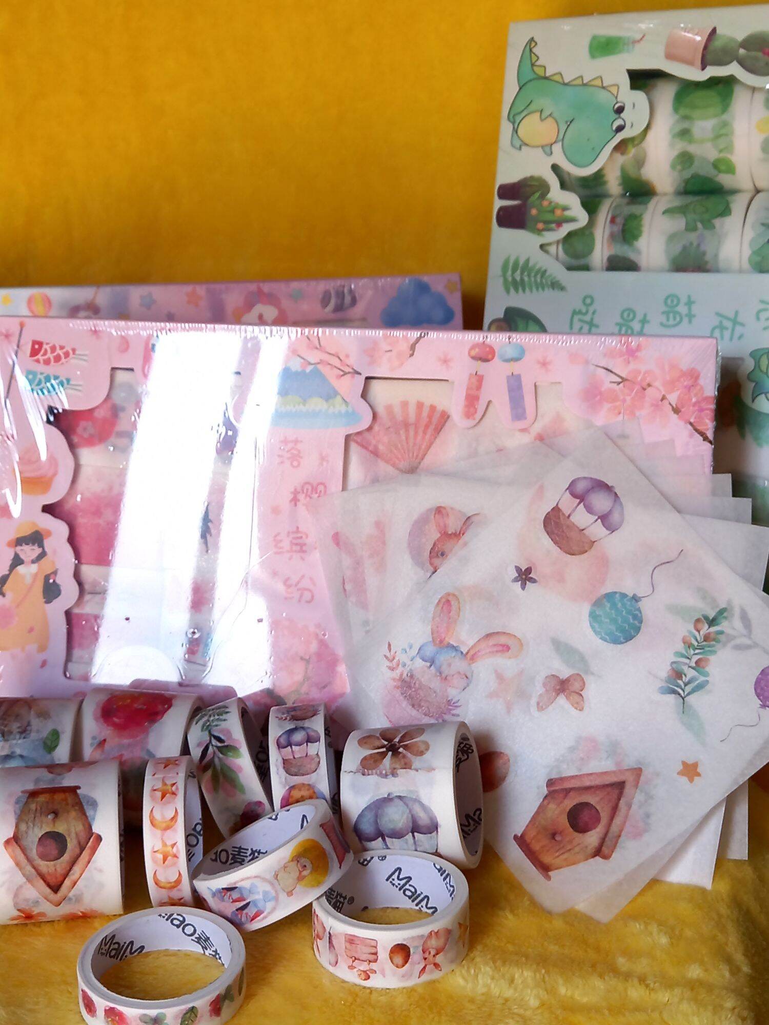 WASHI HỘP LOẠI LỚN KÈM STICKER