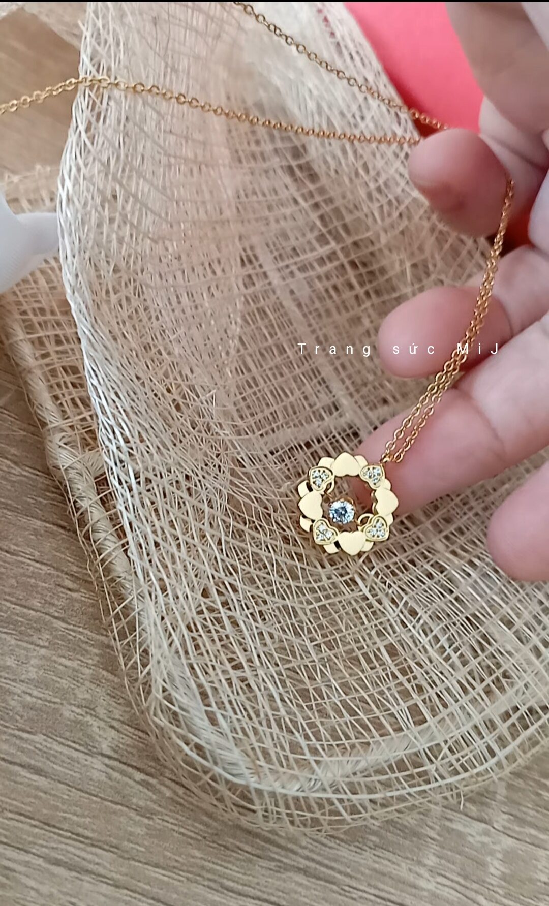 Dây Chuyền Titan mặt hoa