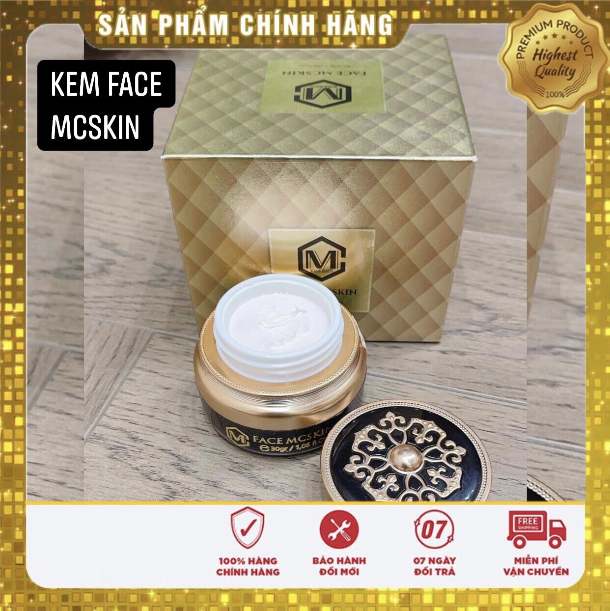 [HCM][ FREESHIP + Tặng Nạ] ☀️ FACE VÍP MCSKIN dưỡng trắng hồng mờ thâm mụn nám... 💥