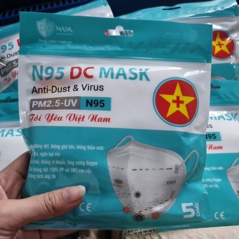 Khẩu trang N95 DC Mask (bịch 5 cái)