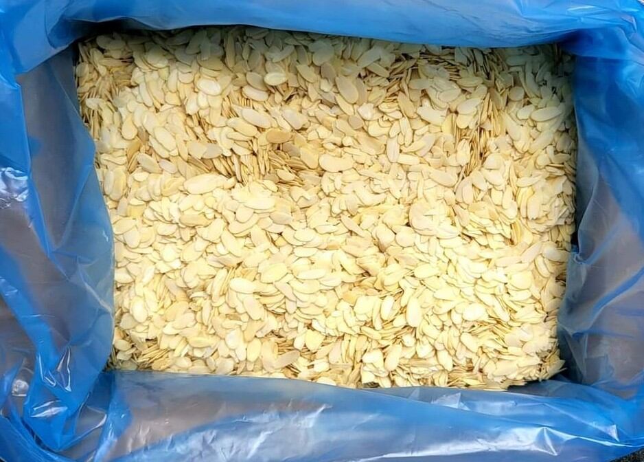 [HCM-500G--hạnh nhân lát sống Nhập USA date mới