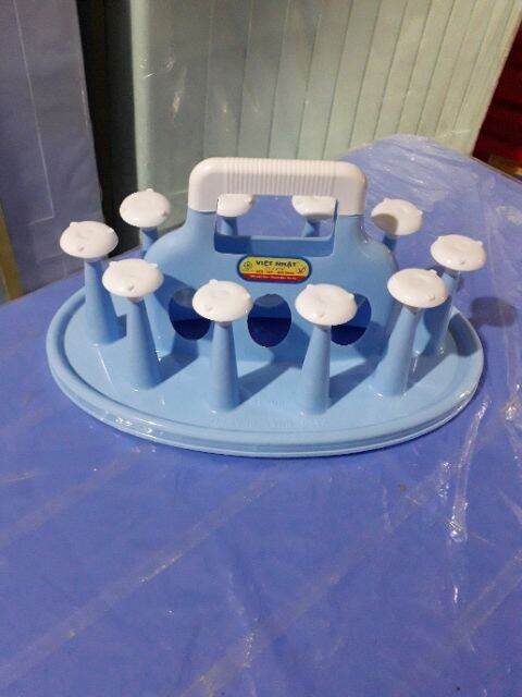Khay úp cốc 10 chân nhựa Việt Nhật