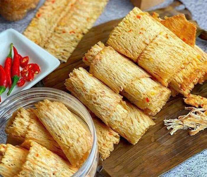 Combo 2 hũ - Mực xé sợi hấp nước dừa và mực ép tẩm gia vị - Mỗi hũ 200g