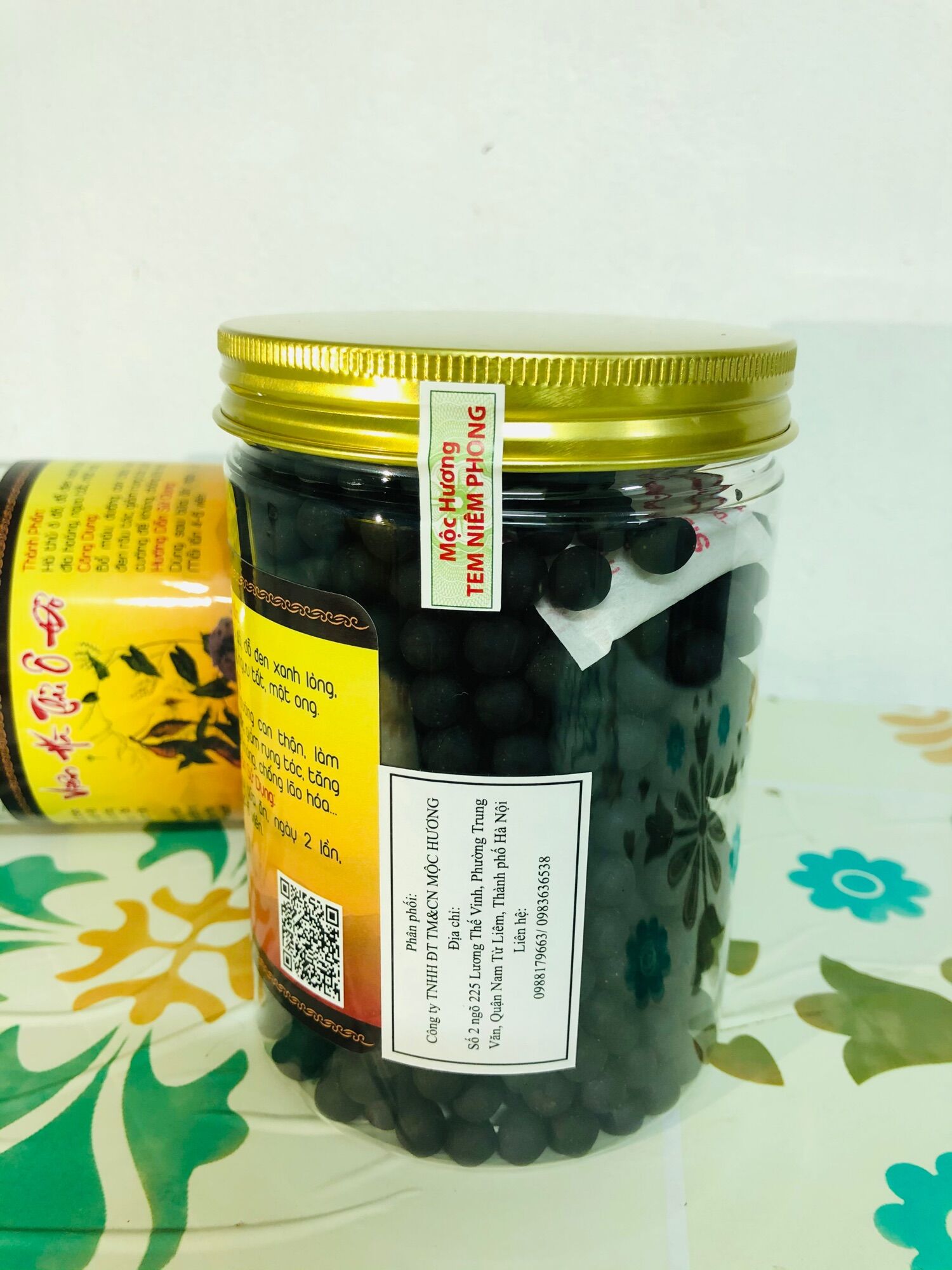 2 Hộp Viên Hà Thủ Ô Mật Ong (1kg)