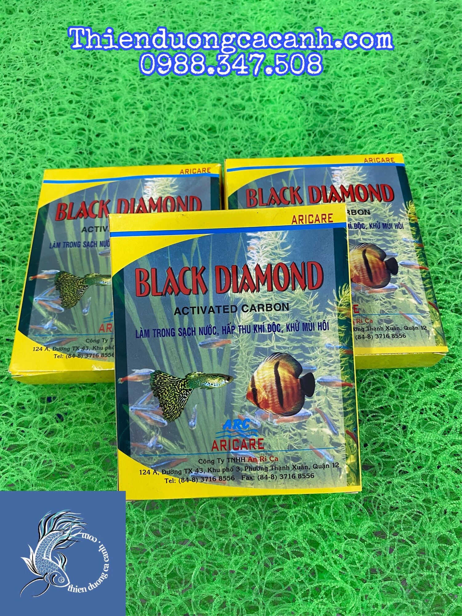 Than hoạt tính lọc nước bể cá- gói 250g