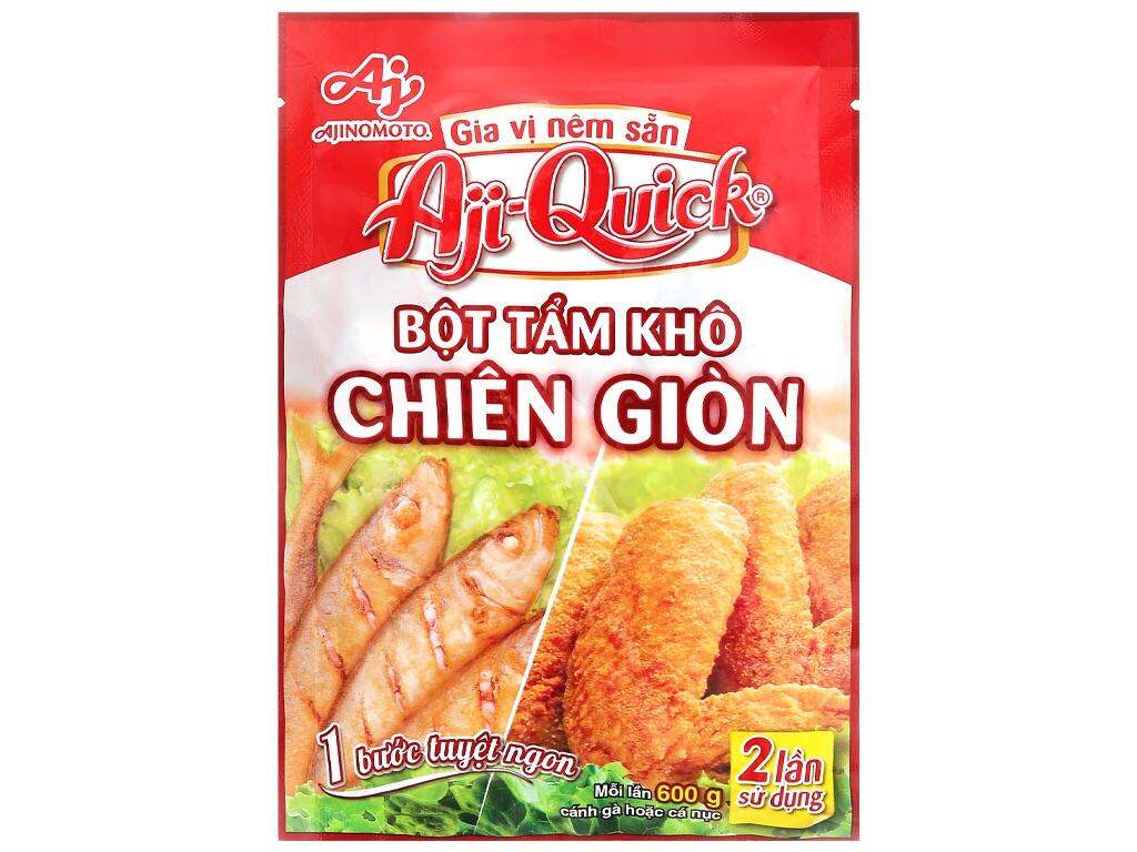 Bột chiên Gà giòn tẩm khô Aji Quick