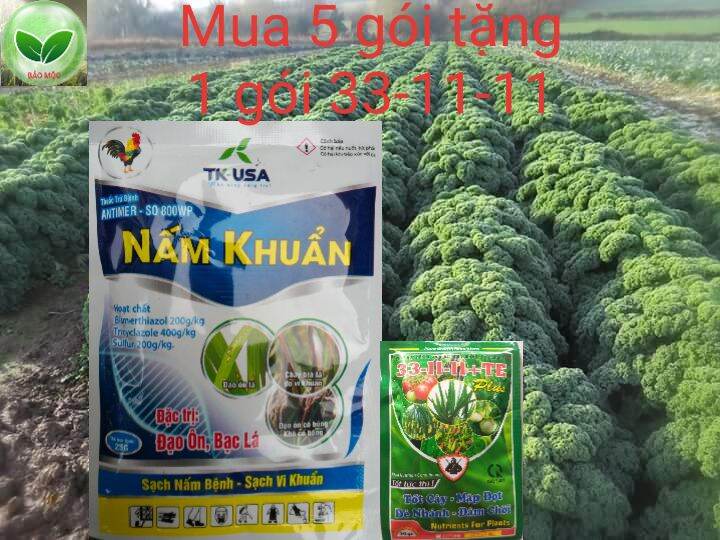 Sản phẩm trừ bệnh - NẤM KHUẨN (gói 30gr) -  trừ bệnh thối nhũn - thối rễ - thán thư - ghẻ lõm - thối trái