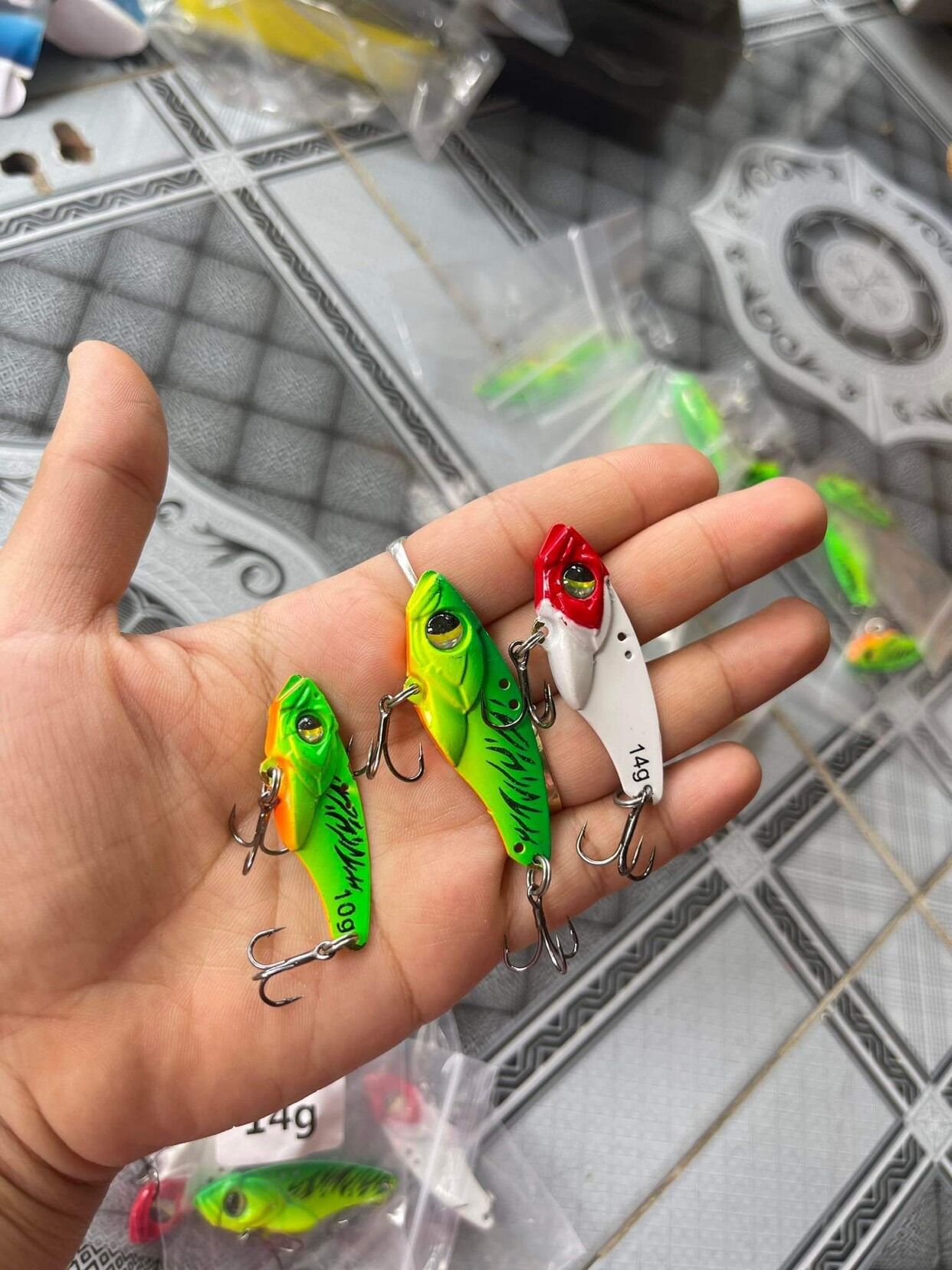 MỒI CÂU LURE CÁ SẮT R45