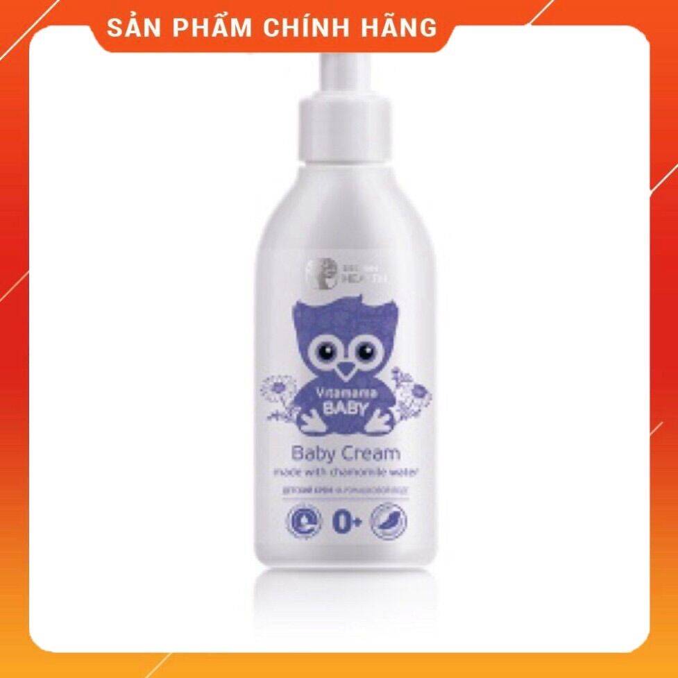 Kem xoa dành cho trẻ em với nước hoa Cúc La Mã Vitamama Baby Baby Cream của siberian