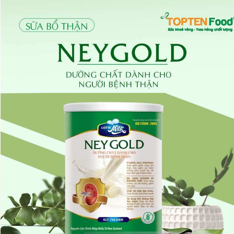 Sữa dành cho người suy thận, bệnh thận - lotte ney gold 750g