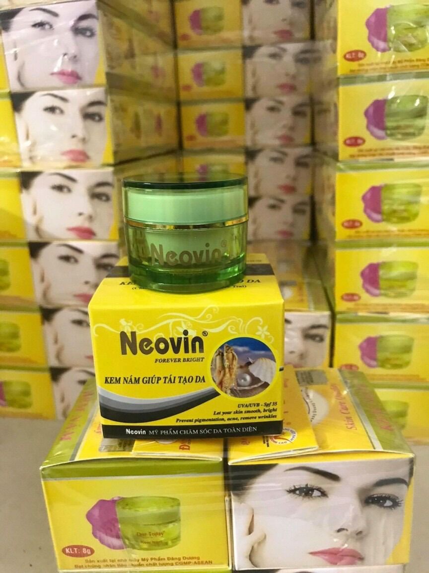 Kem tái tạo trắng da neovin 10g