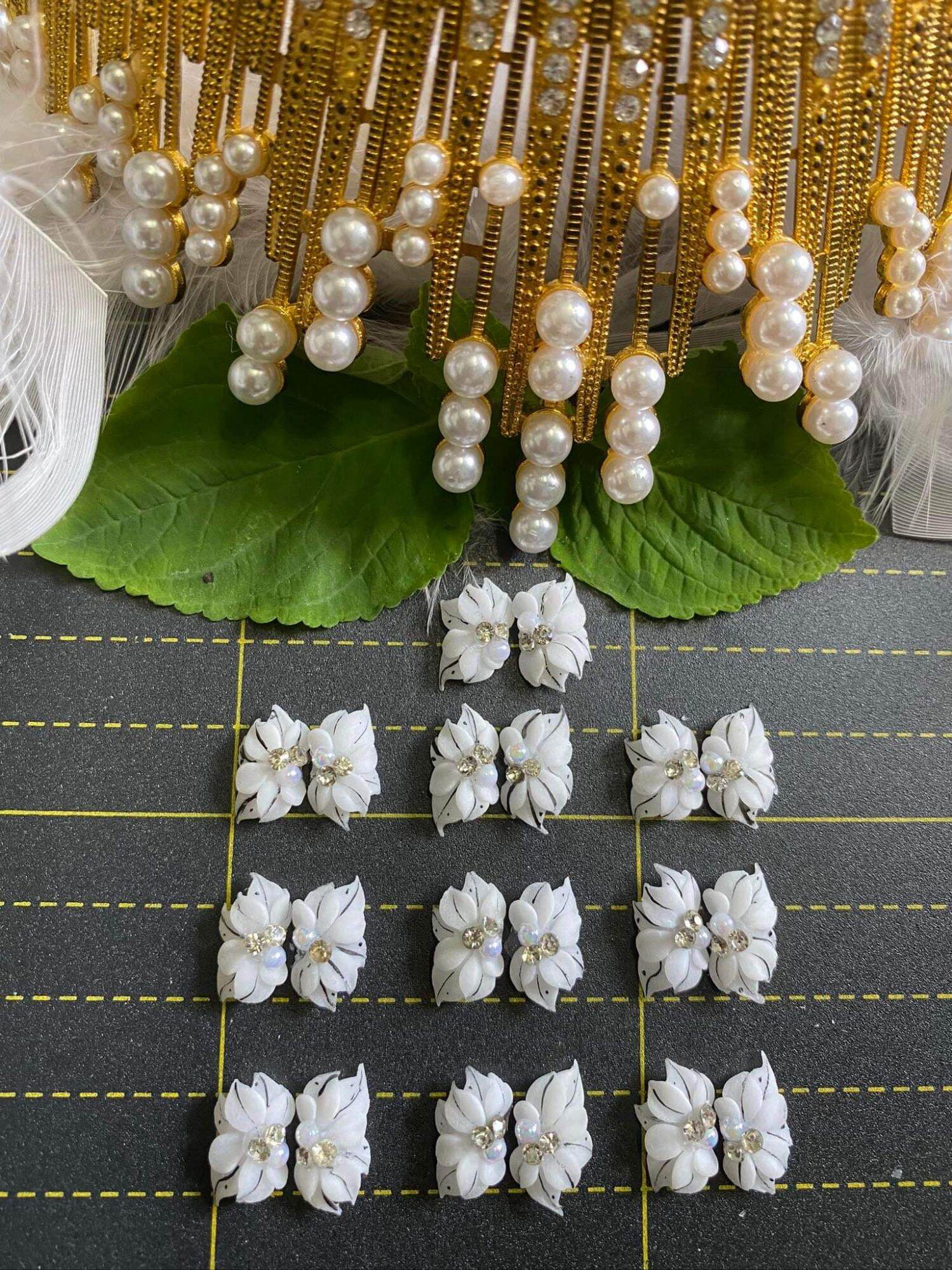 hoa bột nail 3D