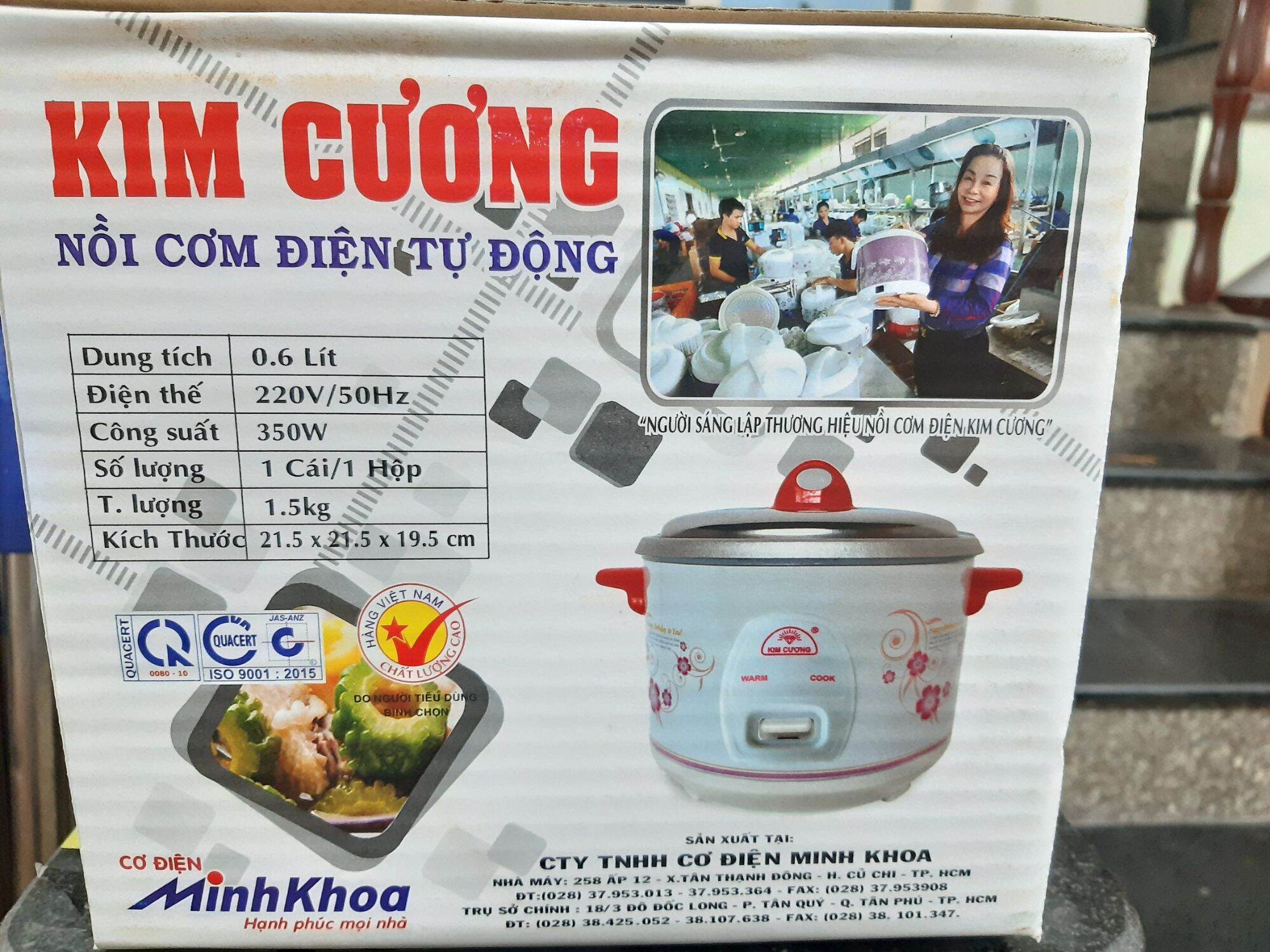 Nồi Cơm Điện Kim Cương 0.6L