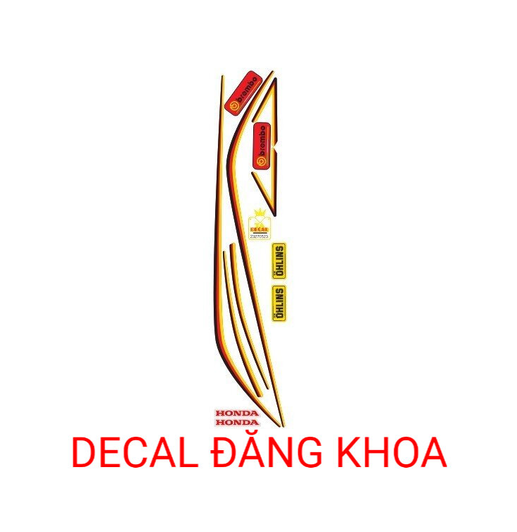Tem chỉ đủ màu cho các dòng xe ga(sh,vision,lead.....)
