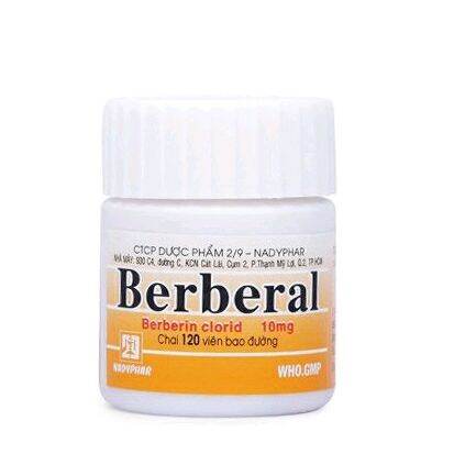 Viên uống hỗ trợ tiêu hóa BERBERAL  (lọ 120v) - Đông Anh Pharmart