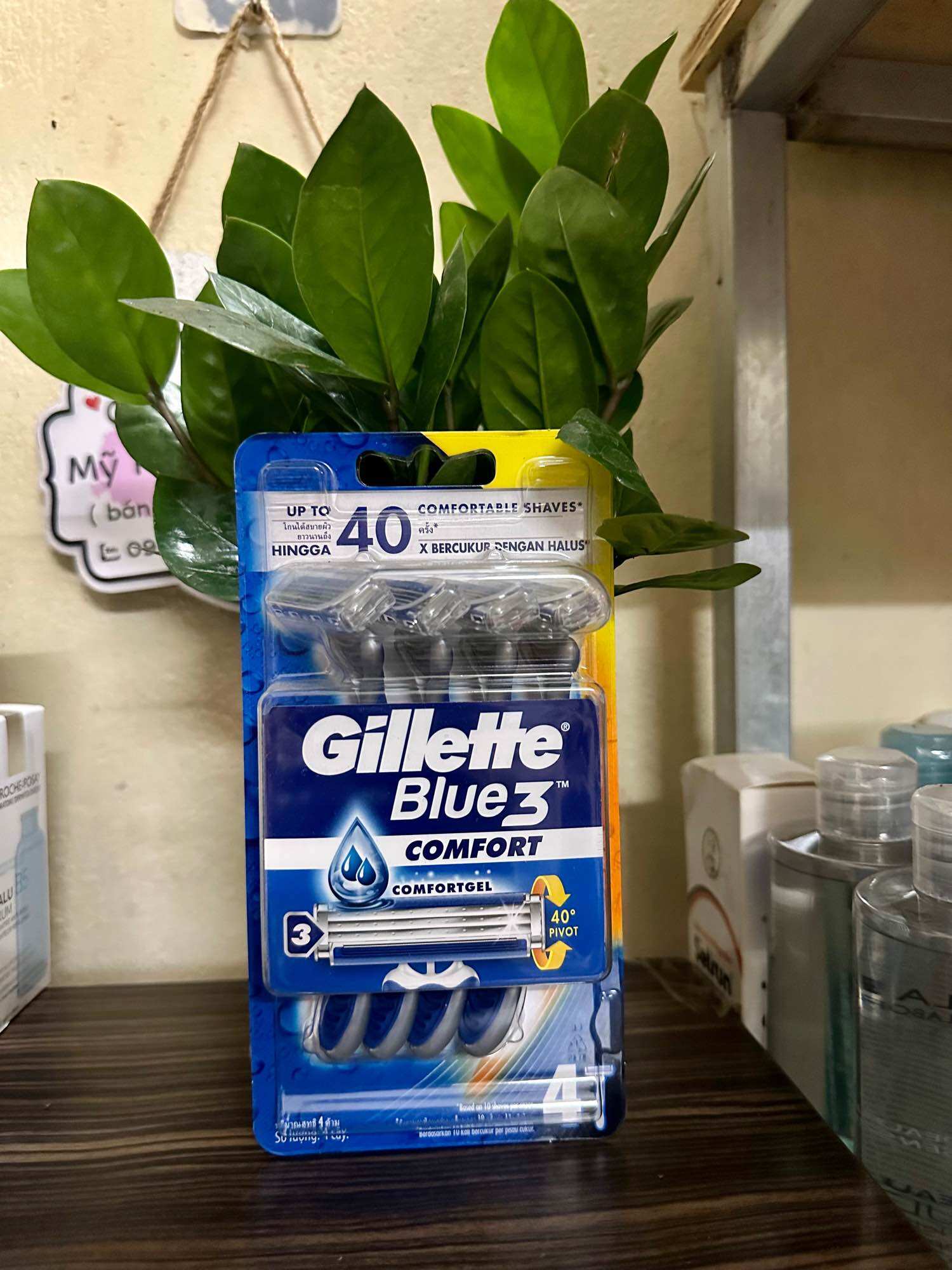 Dao cạo blue 3 gillette vỉ 4 cái