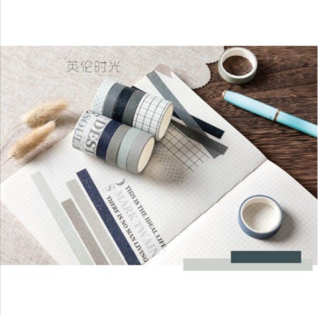 [HCM]WASHI TAPE HỘP 10 CUỘN
