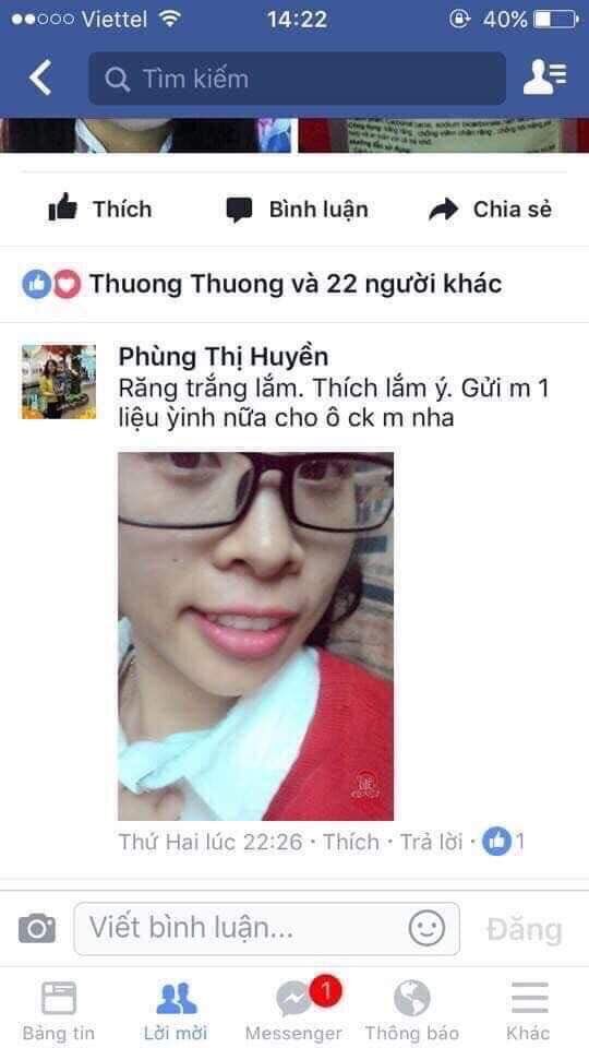Gói dùng thử bột đánh trắng răng 100gam