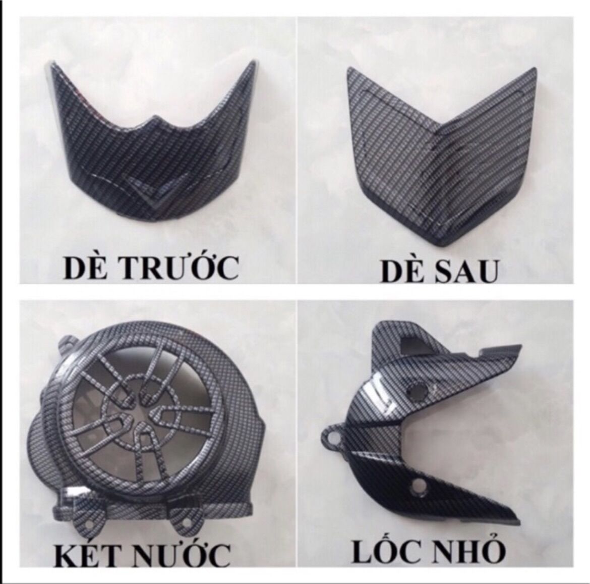 Ốp carbon trang trí xe vision 2014-2019