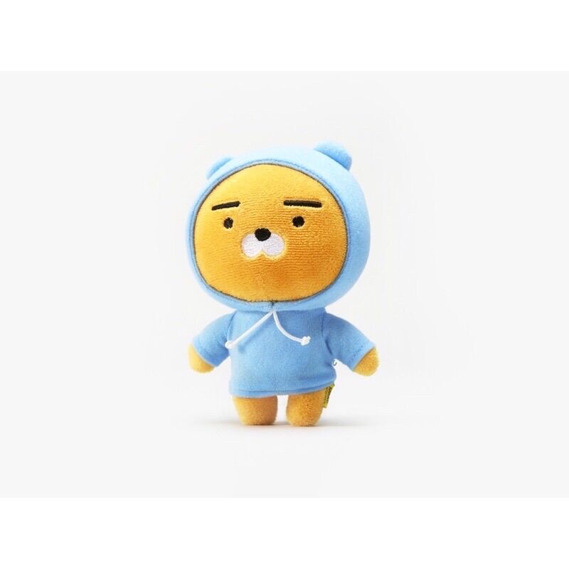 [Ryan Kakao friends] gấu bông rian nhí mini mặc hoodie xanh chính hãng