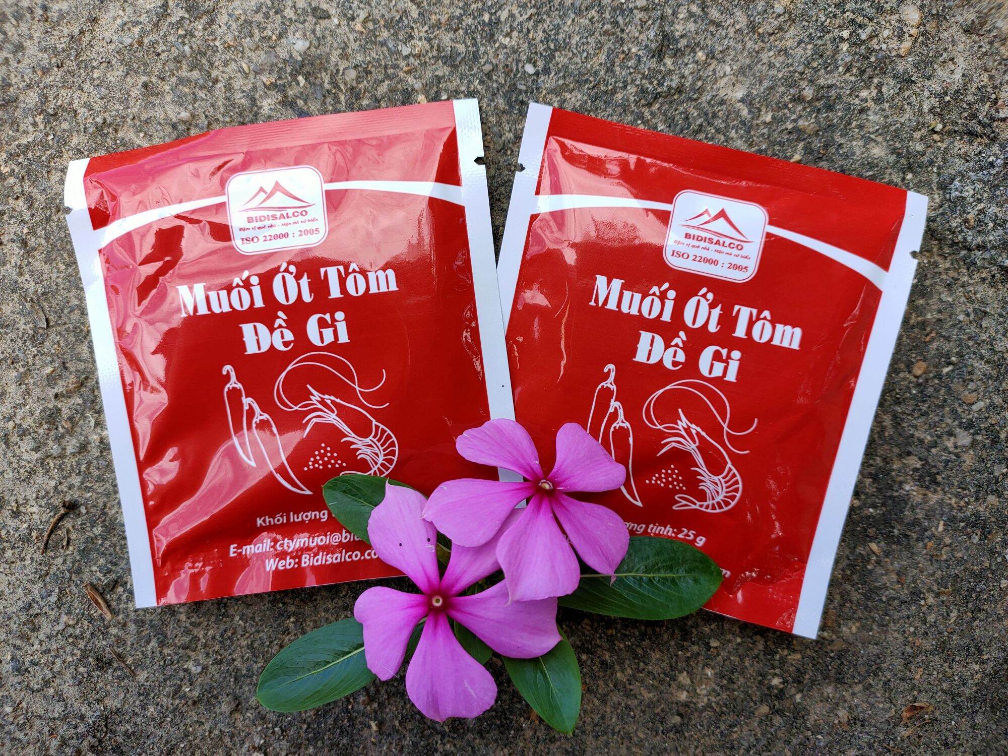 Combo 5 gói tặng 1gói muối ớt tôm đề gi - đặc sản bình định