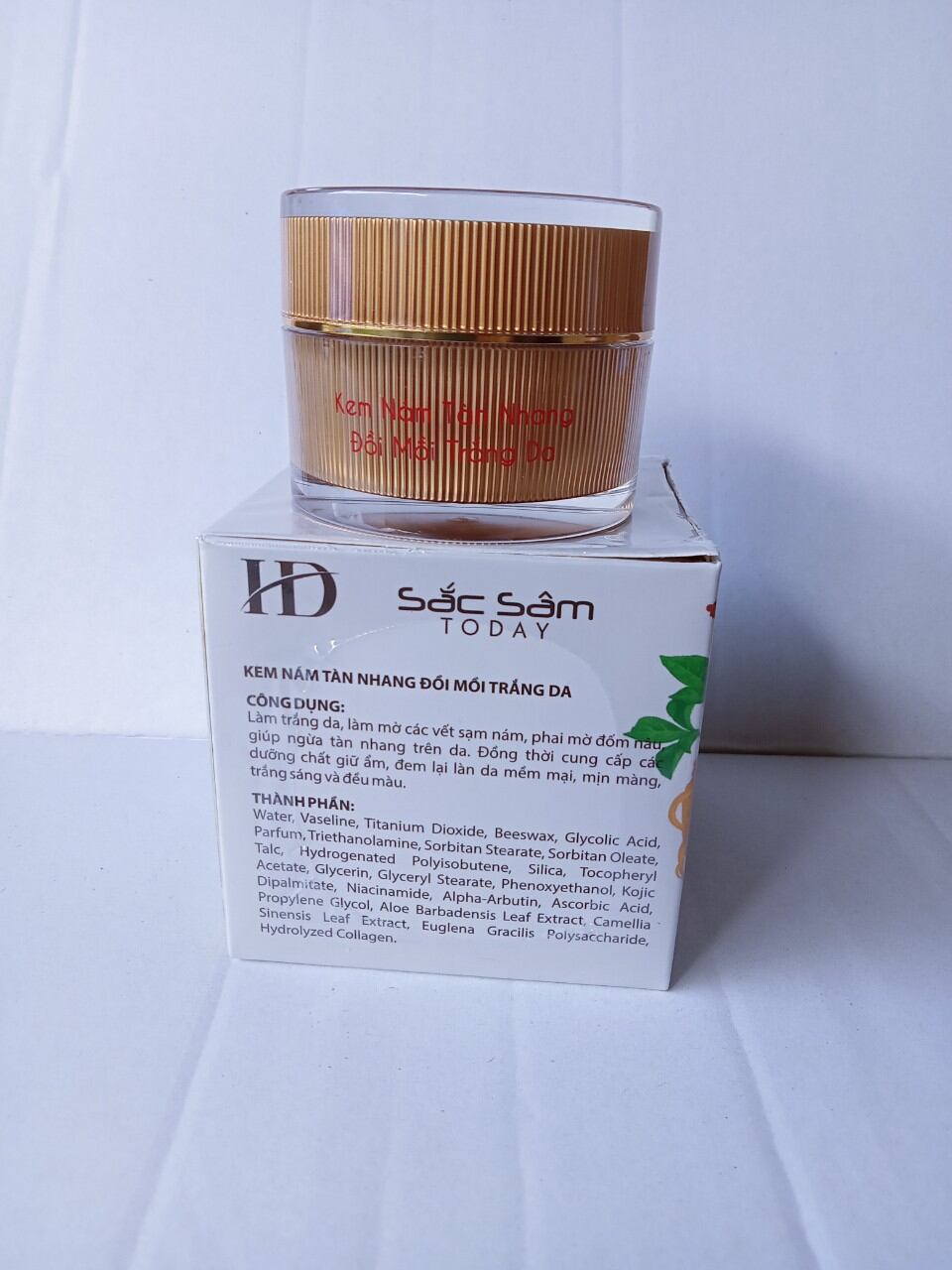 kem sắc sâm today nám tàn nhang đồi mồi 12g