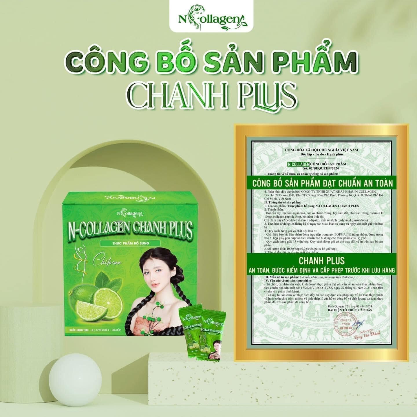 detox chanh giảm cân ncollagen phiên bản mới (hộp 15 viên chanh)