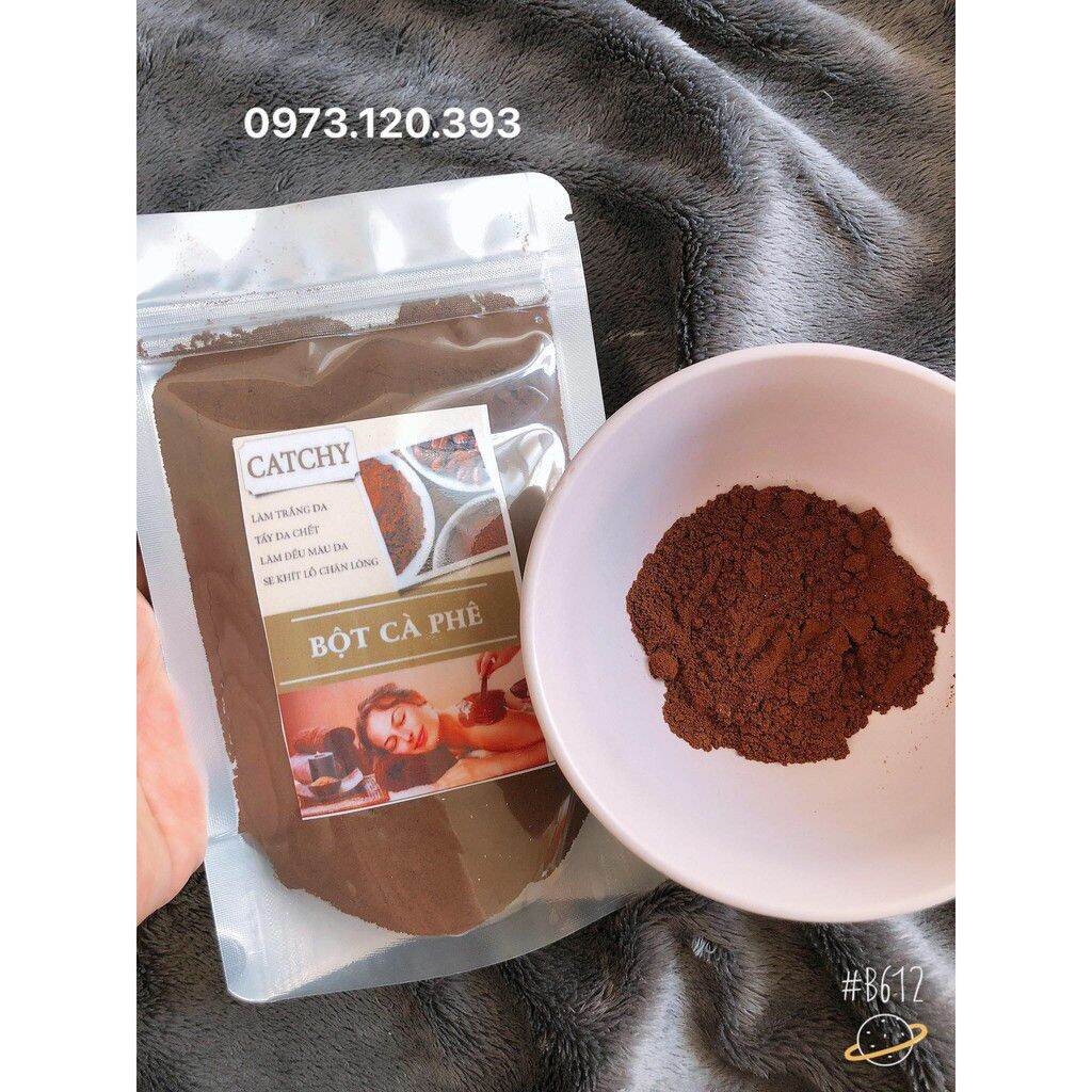 100gr bột tắm trắng, mặt nạ cà phê