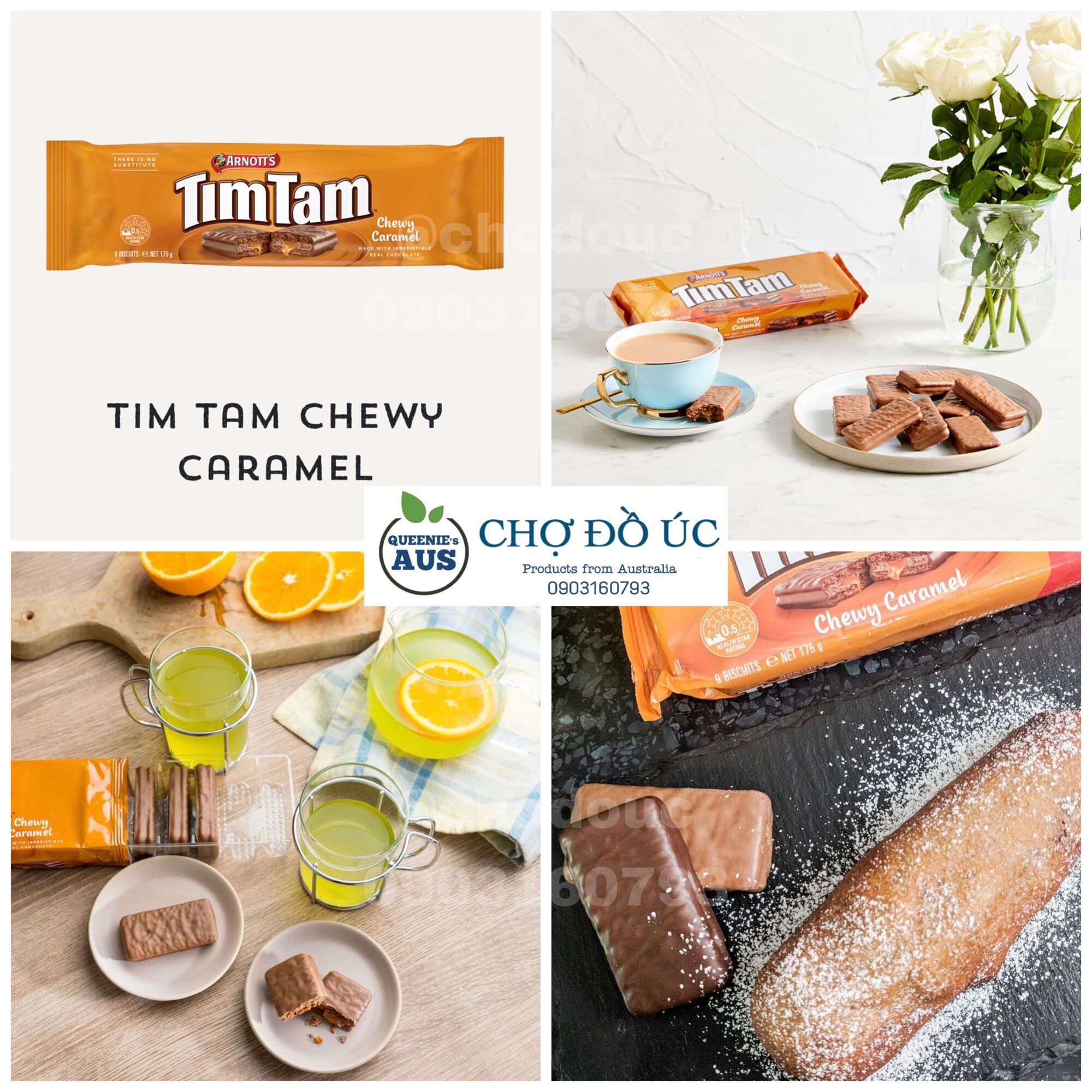 Bánh quy phủ chocolate TimTam 🍫 nhập Úc 🇦🇺