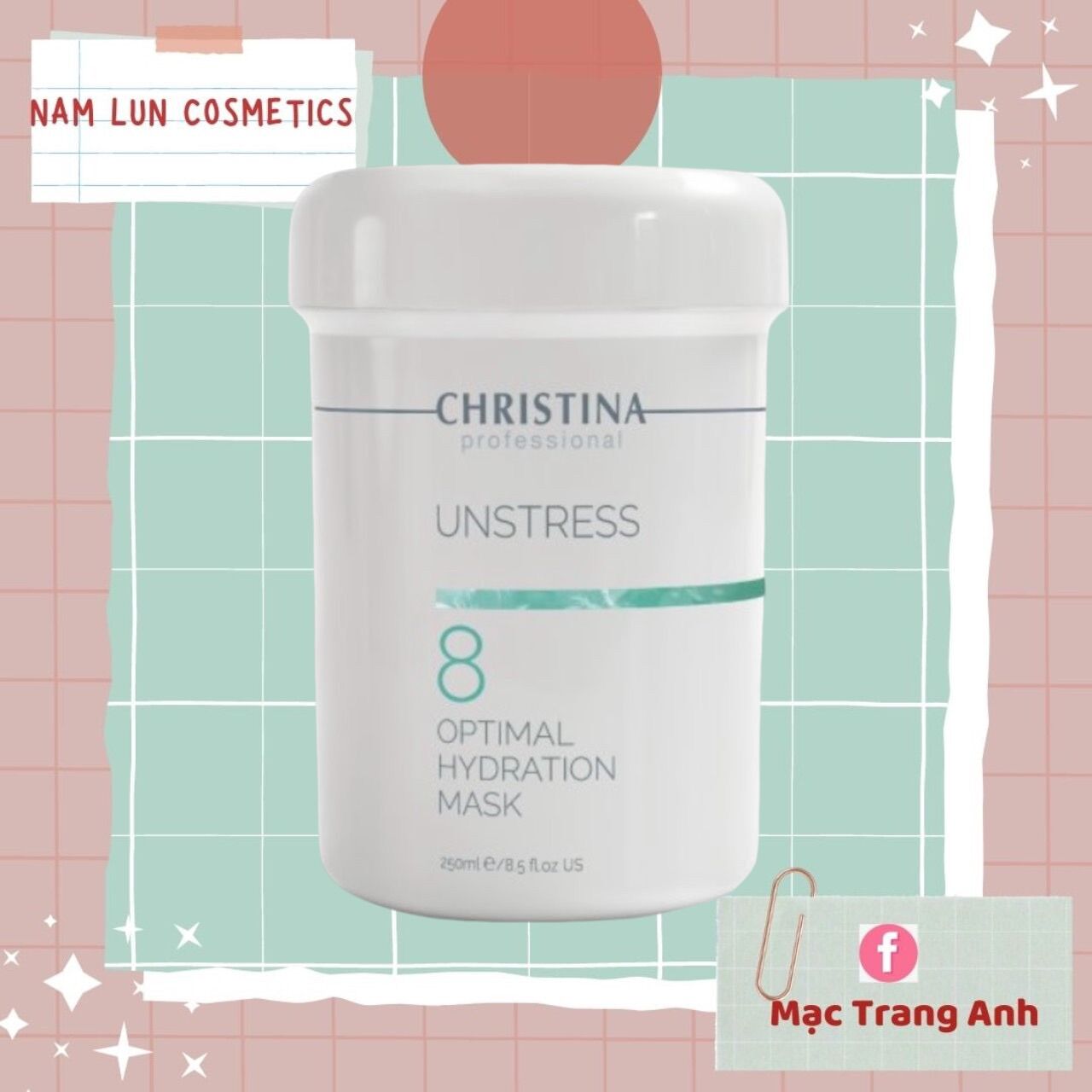 Mặt nạ phục hồi Unstress Optimal Hydration Mask Full size