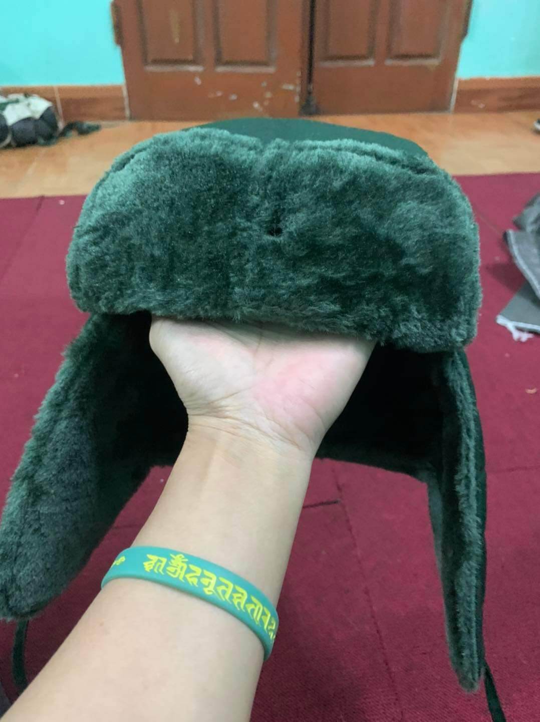 Mũ bông (mũ lông) trùm tai siêu ấm