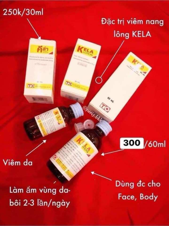 Kela Lotion Dành Cho Da Viêm Lỗ Chân Lông 60ML Thái Lan