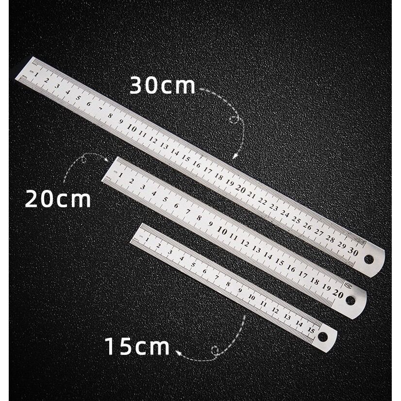 Thước Kẻ Sắt 20cm, 30cm