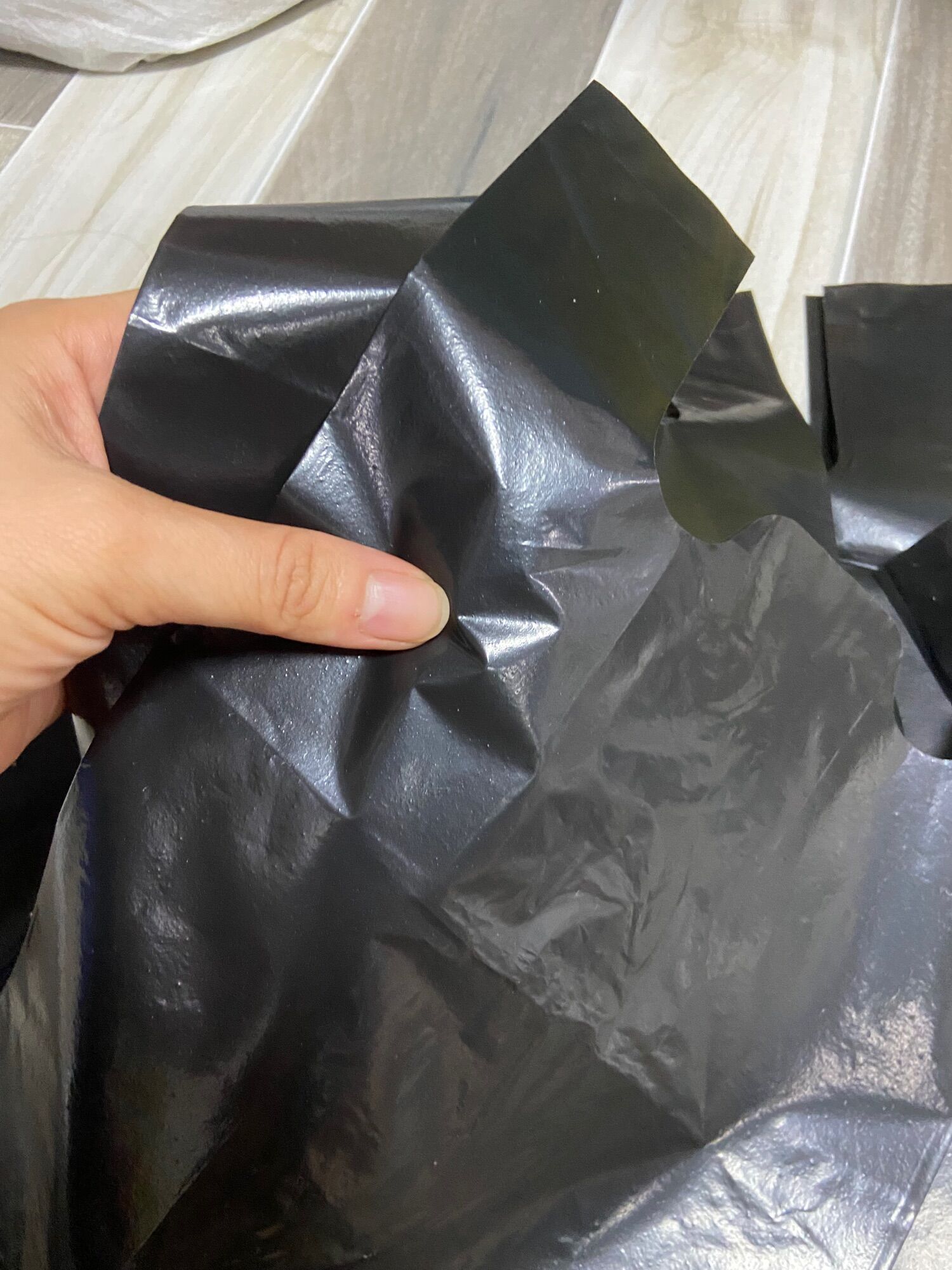 500gr túi nilong đen bóng dai side 5kg