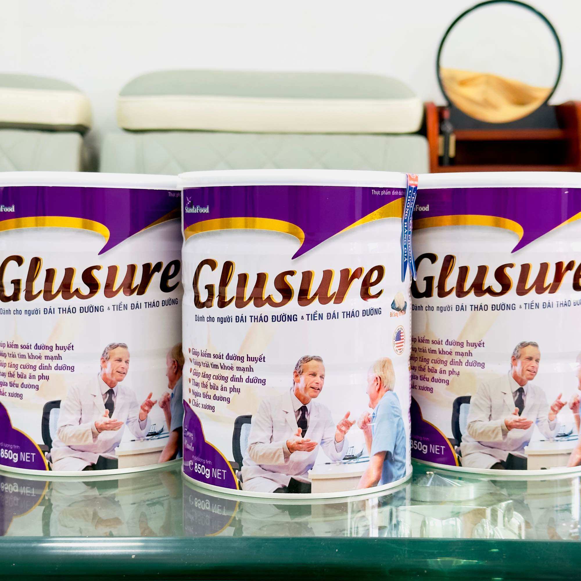 Sữa tiểu đường glusure