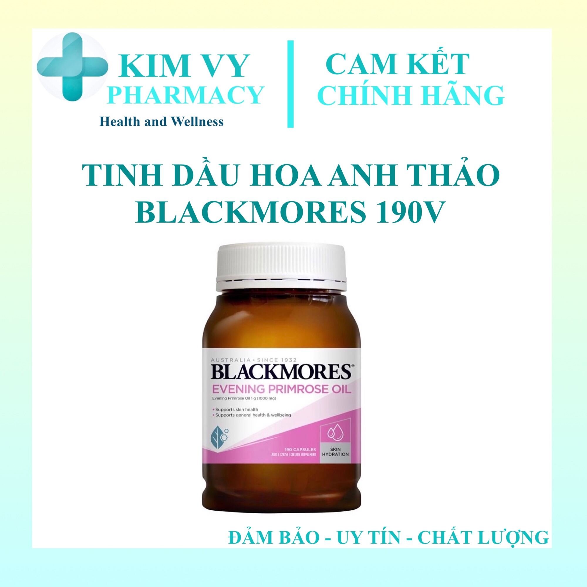 CAM KẾT CHÍNH HÃNG TINH DẦU HOA ANH THẢO BLACKMORES 190V