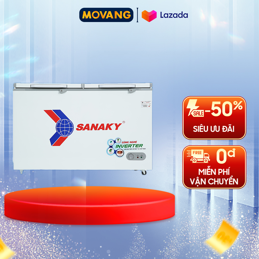 [GIAO TẠI HCM] - VH 5699HY3 | Tủ đông Inverter Sanaky VH-5699HY3 (1 ngăn đông 2 cánh, 560 lít)