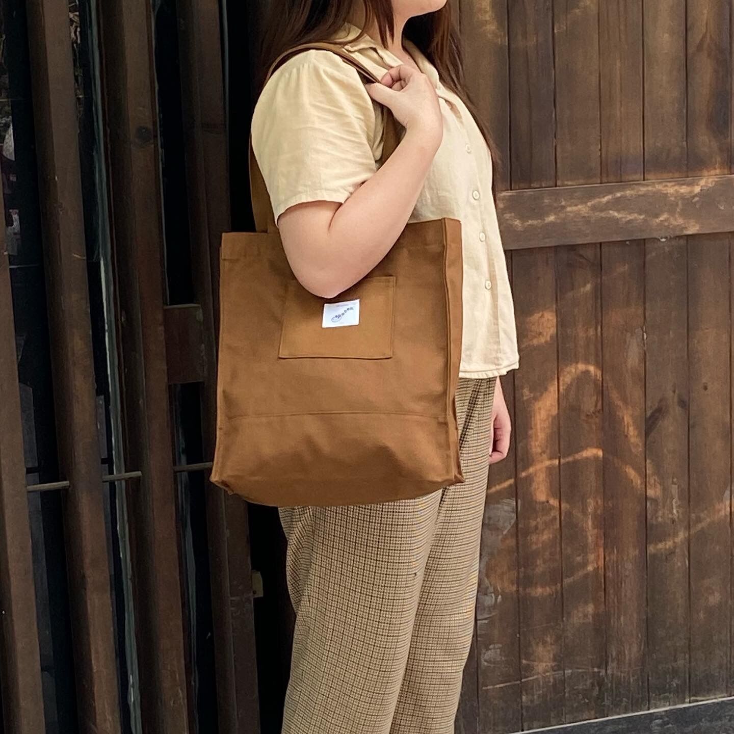 TÚI VẢI CANVAS SPOOON BOX BAG MÀU PEANUT BUTTER