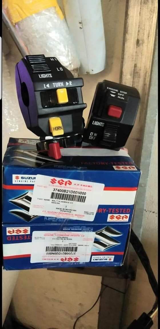 Cặp Cùm zin hãng indo, không nút đề cho xipo satrias