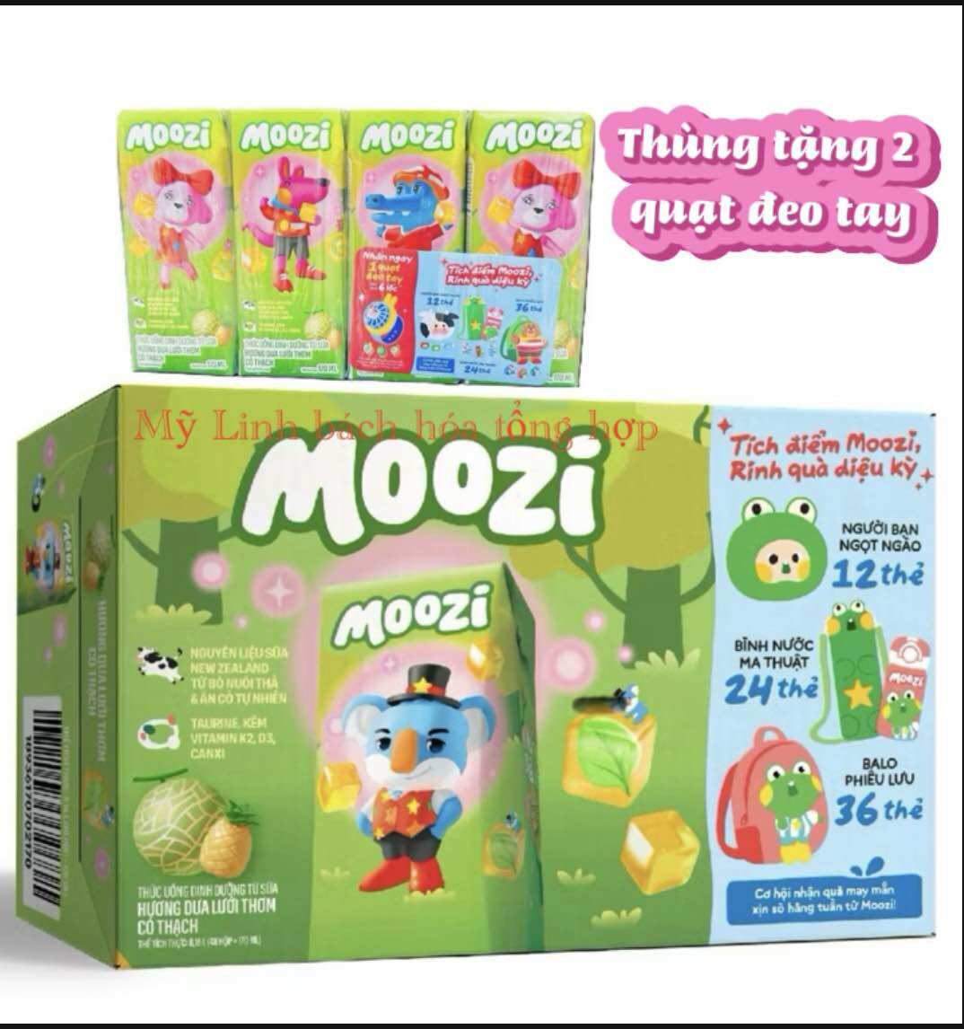 Thùng 48 hộp sữa thạch Moozi hương trái cây có thạch (48 hộp x 170ml) - 6