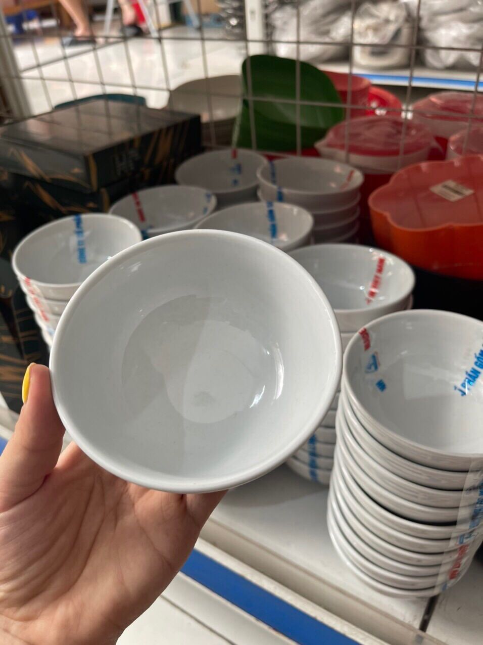 Set 10 bát ăn cơm sứ trắng