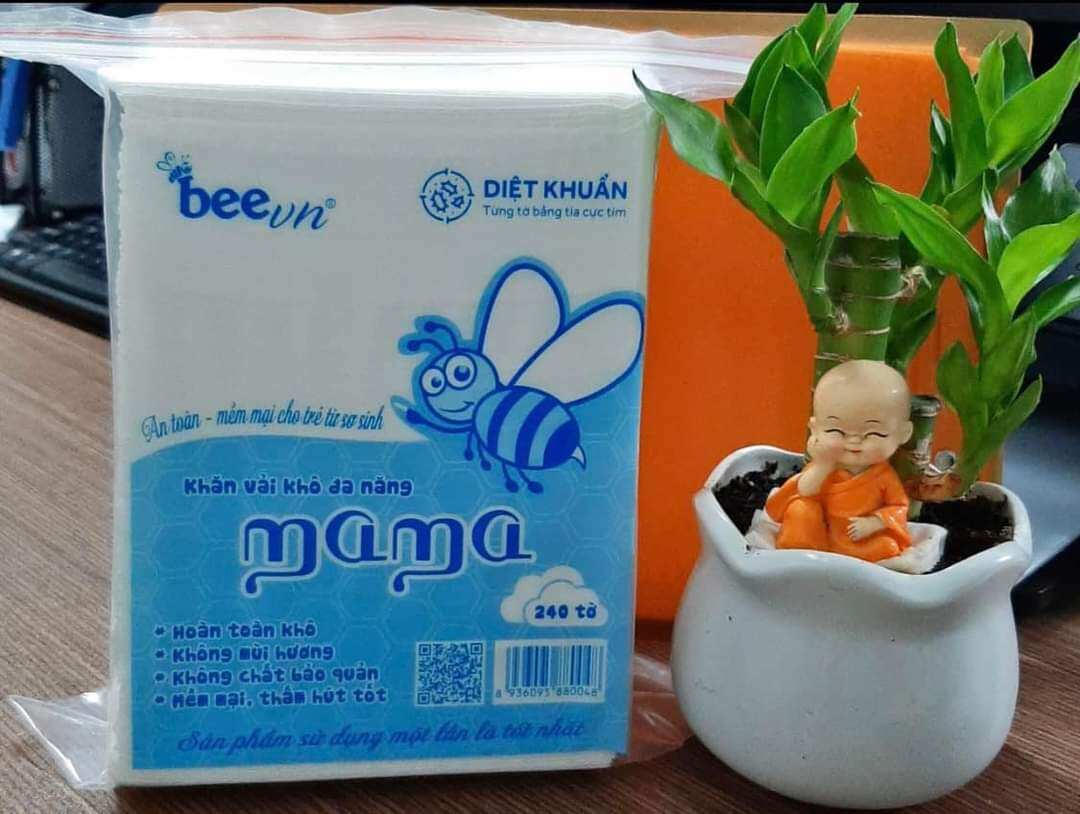 Khăn vải khô đa năng mama 240 tờ