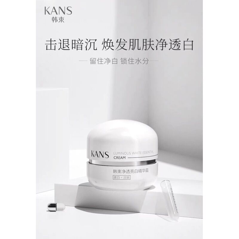 Kem tinh chất dưỡng trắng da mờ thâm nám kans